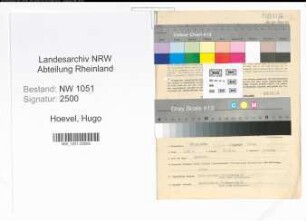 Entnazifizierung Hugo Ten Hoevel , geb. 27.11.1890 (Beamter)