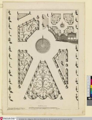 [Plan et Paterre de l'hostel de Grandmont]