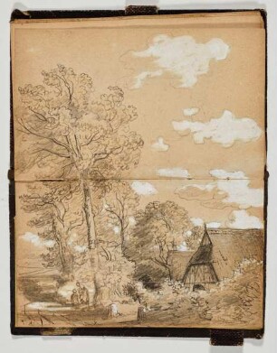 Bauerngehöft im Wald