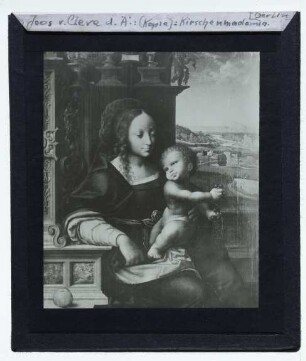 unbekannt, Kirschenmadonna (nach Joos van Cleve) (Berlin)