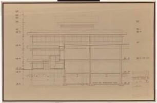 Physikalische Institute der Universität Köln: Kernphysik Fassade Süd, 1:50