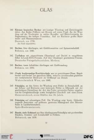 Glas (Nr. 340-360b)