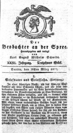 13. Stueck, 26. Maerz 1832