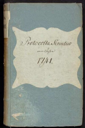 Ratsprotokolle 1741