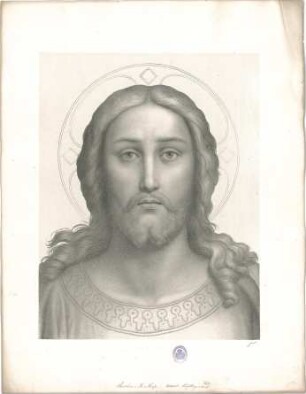 Cornelius, Peter von; München; Köpfe - Christus, Allerheiligen Hofkapelle (Ansicht)