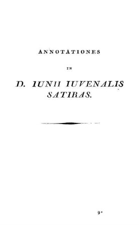 Annotationes In D. Iunii Iuvenalis Satiras.