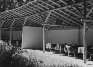 Waldhausen, Liegehalle der Kinderheilstätte der Bundesbahn