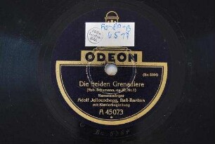 Die beiden Grenadiere : (op. 49, Nr. 1) / (Rob. Schumann)