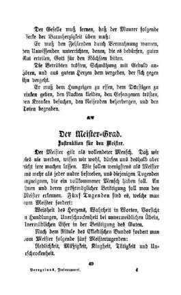 Der Meister-Grad