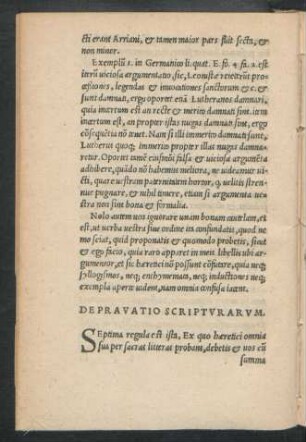 Depravatio Scripturarum.