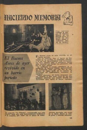 Haciendo memoria: el Buenos Aires de ayer revivido en un barrio porteño