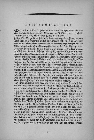 Philipp Otto Runge.