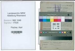 Entnazifizierung Karl Fischer , geb. 27.02.1898 (Bankangestellter)