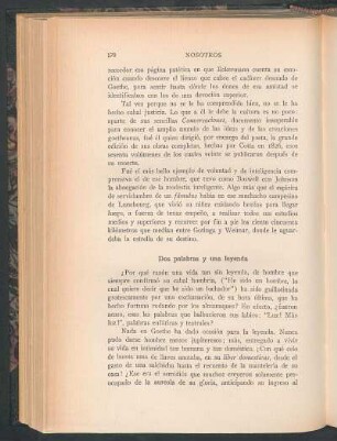 Dos palabras y una leyenda