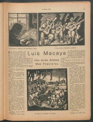 Luis Macaya : Uno de los artistas más populares