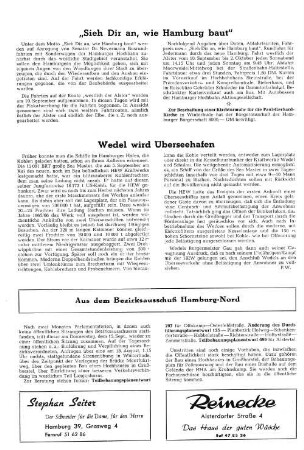 "Sieh dir an, wie Hamburg baut"
