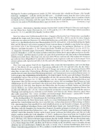 340-342 [Rezension] Hieronymus, Sophronius Eusebius, Epistulae mutuae