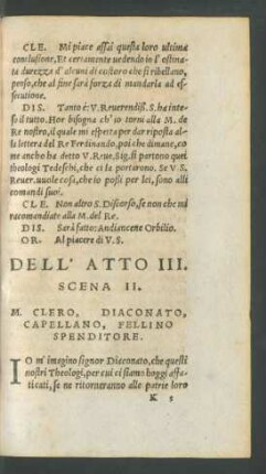 Dell' Atto III. Scena II.