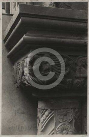 Kapitell am Südportal der Magdalenenkirche Breslau