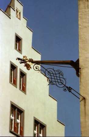 Villingen: Wasserspeier am Rathaus (schmiedeeisern)