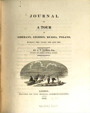 Journal of a tour in Germany, Sweden, Russia, Poland : during the years 1813 and 1814