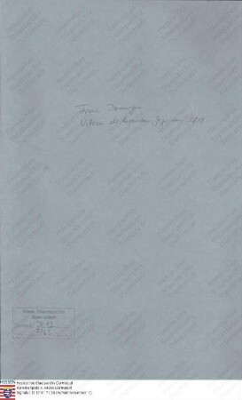 Domergue, Franz, Veteran der hessischen Jäger von 1814, Wahn bei Köln