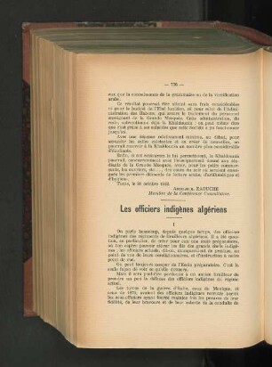 Les officiers indigènes algériens.