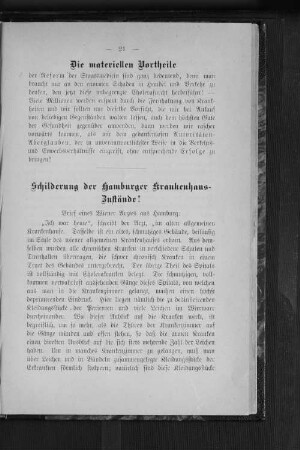 Die materiellen Vortheile