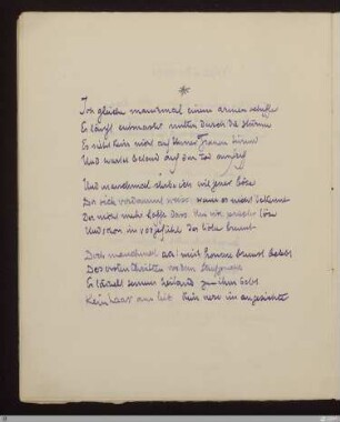Ich gleiche manchmal : [SW XVI: keine Sigle]; [SW XVI, S. 25/147] / Paul Verlaine
