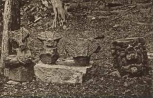 Copan, Structure 10L-22, Architectural Sculptures (CPN: Str. 10L-22, Arc.)