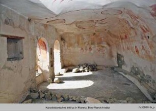 Ausmalung mit Thronendem Christus und Heiligen Kriegern