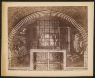 Die Befreiung Petri, Vatikanpalast, Rom: Ansicht des Freskos von Raffael in den Raffaelstanzen
