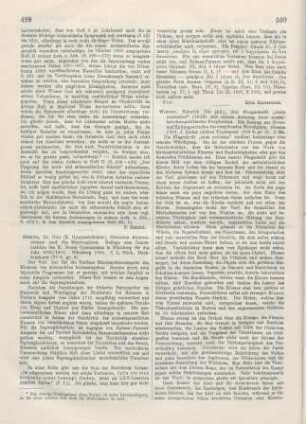500-502 [Rezension] Werner, Heinrich, Die Flugschrift "onus ecclesiae" (1519) mit einem Anhang über sozial- und kirchenpolitische Propheten