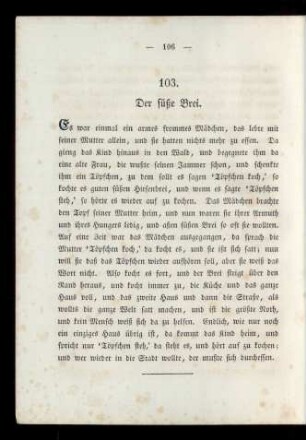 103. Der süße Brei.