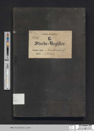 Sterberegister Markendorf 1886
