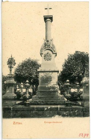 Zittau. Kriegerdenkmal