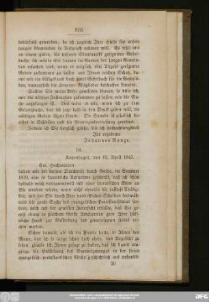 64. [Vom Hauptpastor Dr. Johannsen]