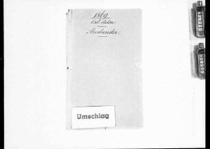 Eingaben und Gesuche (1869-1870)
