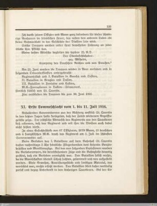 XI. Erste Sommeschlacht ...