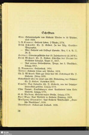 Schrifttum