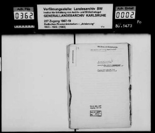 Ressource-Gesellschaft in Mannheim Käufer: Otto Köhler, Kaufmann in Mannheim Lagerbuch-Nr. 2241 Mannheim