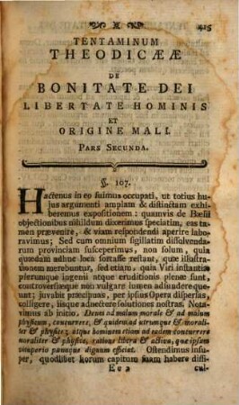 Godofredi Guilielmi Leibnitii Tentamina Theodicææ De Bonitate Dei Libertate Hominis Et Origine Mali