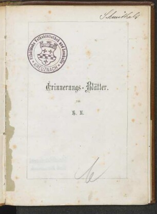 Erinnerungs-Blätter