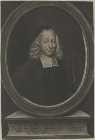Bildnis des Philipp Iacob Spener