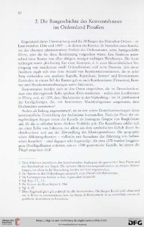 2. Die Baugeschichte des Konventshauses im Ordensland Preußen