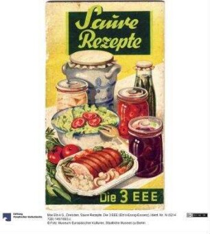 Saure Rezepte. Die 3 EEE (Elb's-Essig-Essenz)