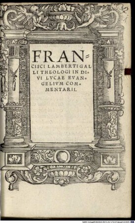 In divi Lucae evangelium commentarii