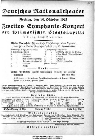 Zweites Symphonie-Konzert