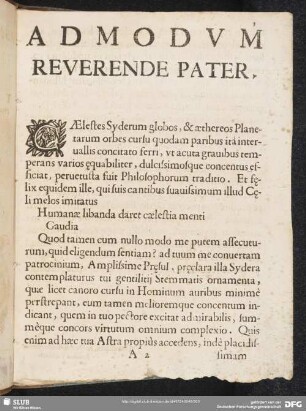 Admodum reverende pater