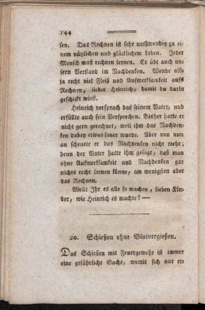 20. Schießen ohne Blutvergießen